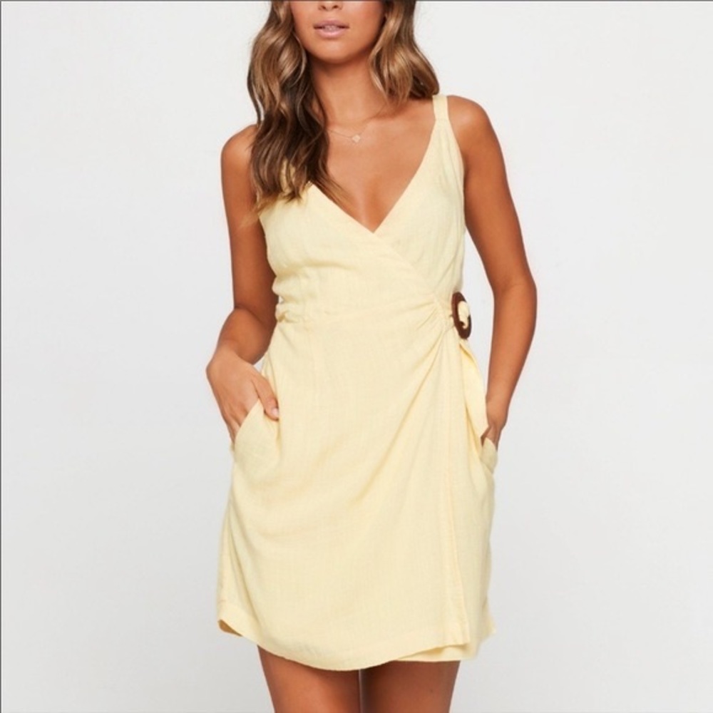 L*Space Blake Wrap Dress in Daisy